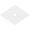Ekena Millwork Diamond Architectural PVC Ceiling Medallion, 38"W x 25 3/8"H x 3"ID x 13 1/4"C x 1"P, One-Piece CMP38X25DD-03000 - alternate 4
